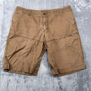 5.11 Tactical Series Men 36 Brown Cotton Canvas Cargo Utility Shorts 100% Cotton